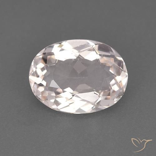 9,17 ctw natürlicher hellrosa Morganit, Oval, VS