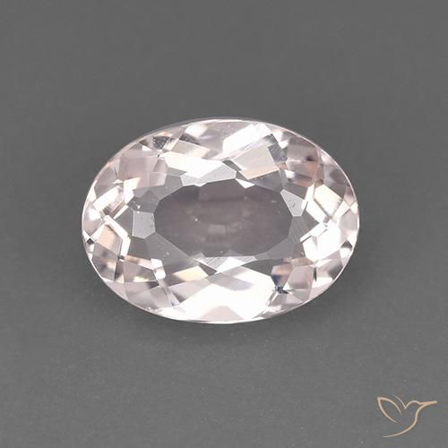 9,17 ctw natürlicher hellrosa Morganit, Oval, VVS-VS