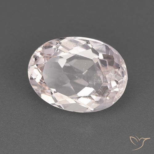 9,17 ctw natürlicher hellrosa Morganit, Oval, VS