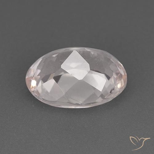 9,17 ctw natürlicher hellrosa Morganit, Oval, VS