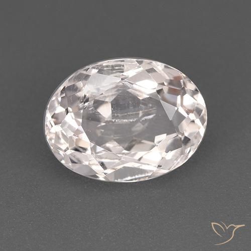 1.21ct Natürlicher hellrosa Morganit, Oval, VVS-VS