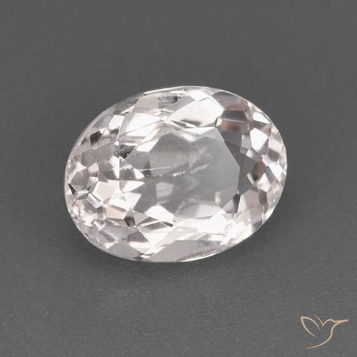 9,17 ctw natürlicher hellrosa Morganit, Oval, VVS-VS