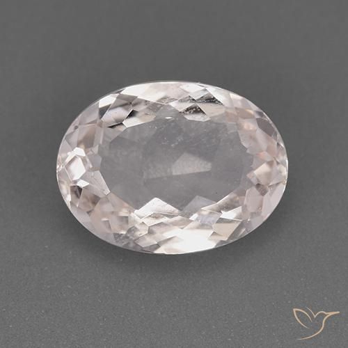 1.63ct Natürlicher hellrosa Morganit, Oval, VS
