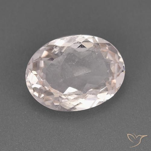 9,17 ctw natürlicher hellrosa Morganit, Oval, VS