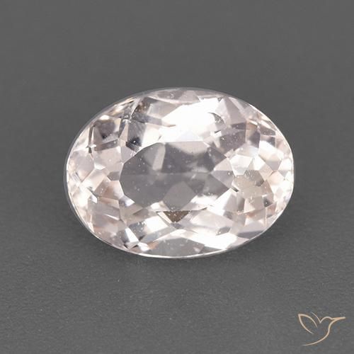 1.38ct Natürlicher Lachs-rosa Morganit, Oval, VS