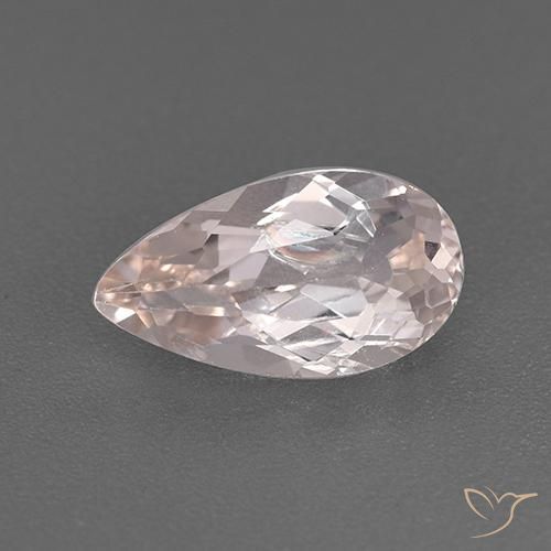 1.60ct Natürlicher Rosenrosa-Ton Morganit, Birnenform, VS