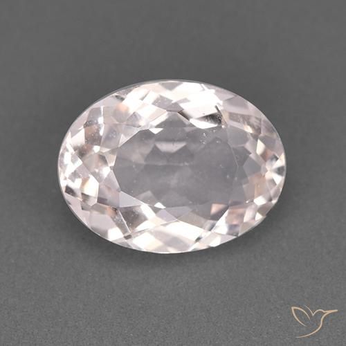 1.61ct Natürlicher hellrosa Morganit, Oval, VS