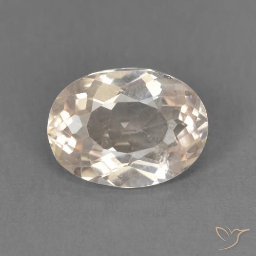 1.50ct Natürlicher Mittelrosa Morganit, Oval, VS
