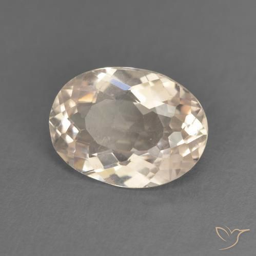 9,17 ctw natürlicher Mittelrosa Morganit, Oval, VS