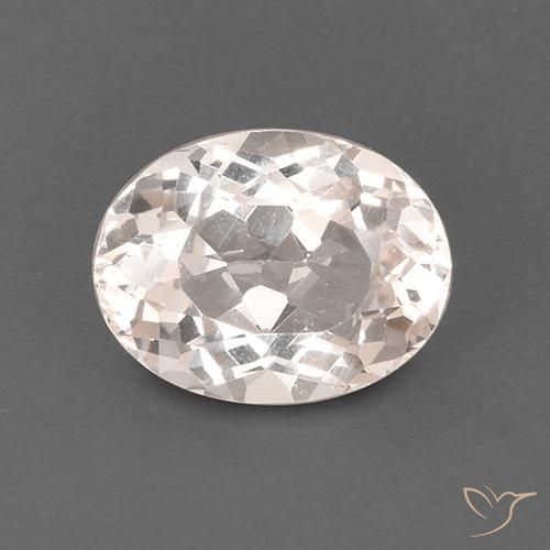 1.90ct Natürlicher Mittel-Hellrosa Morganit, Oval, VS
