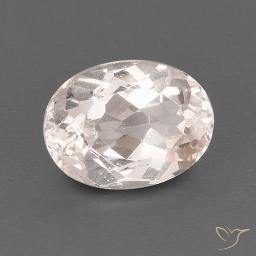 9,17 ctw natürlicher Mittel-Hellrosa Morganit, Oval, VS