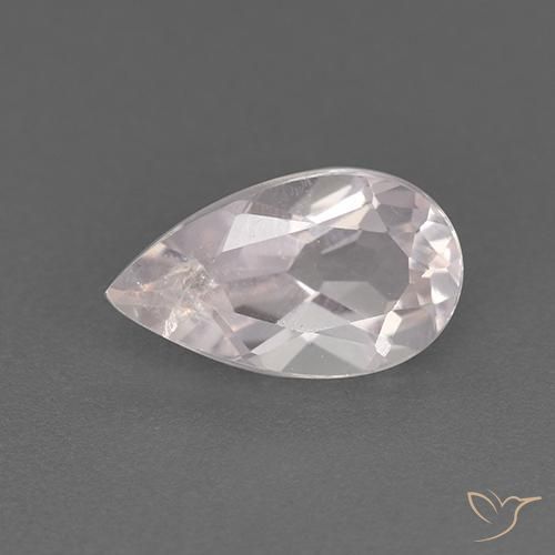 0.97ct Natürlicher hellrosa Morganit, Birnenform, VS