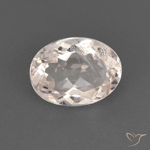1.18ct Natürlicher Mittel-Hellrosa Morganit, Oval, VS