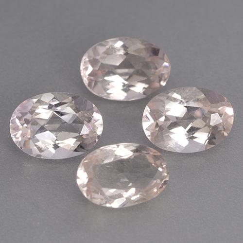 2,90 ct natürliche rosafarbener Morganit-Edelsteine, Oval Schliff, VS