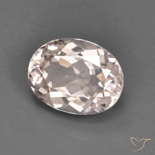 1.72ct Natürlicher hellrosa Morganit, Oval, VS
