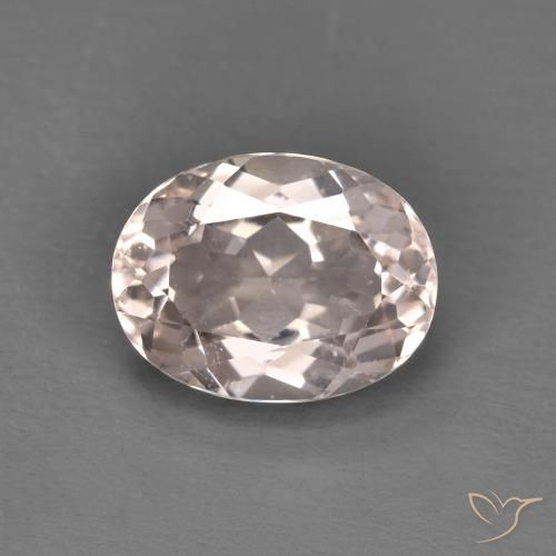 9,17 ctw natürlicher hellrosa Morganit, Oval, VS