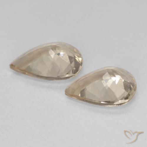 1.68 ct natürliche hellgolden Morganit-Edelsteine, Birnenform, VS