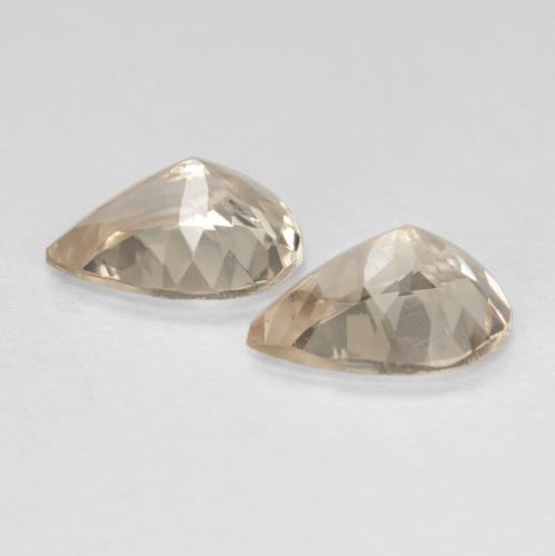 1.58 ct natürliche hellgolden Morganit-Edelsteine, Birnenform, VVS-VS