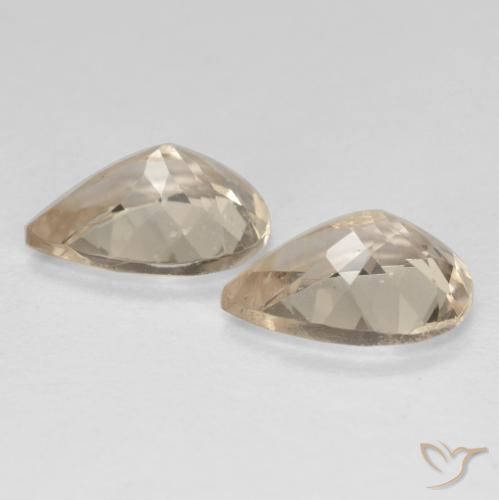 1.87 ct natürliche hellgolden Morganit-Edelsteine, Birnenform, VS