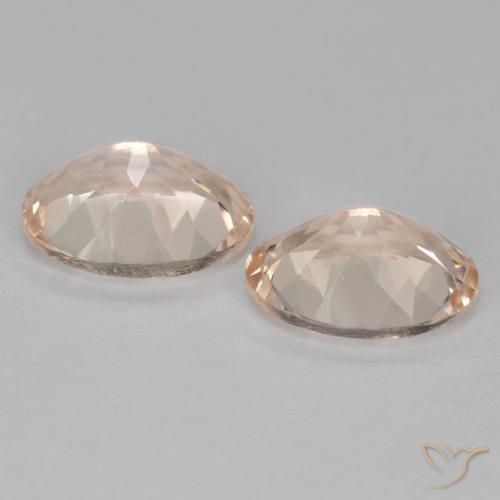 2.14 ct natürliche Mittelrosa Morganit-Edelsteine, Oval, VS