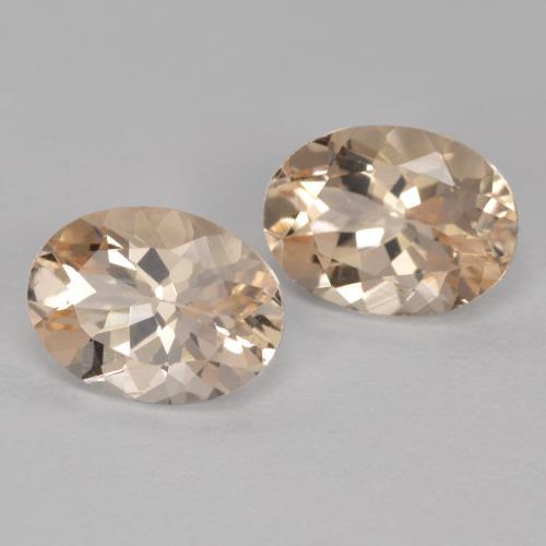 2,33 ct natürliche rosafarbener Morganit-Edelsteine, Oval Schliff, VVS-VS