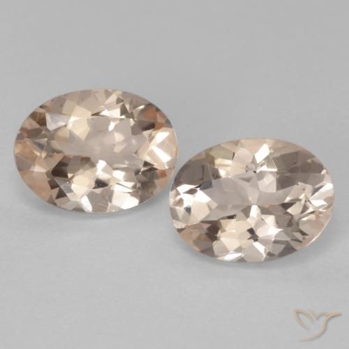 2.19ctw Natürlicher Mittelrosa Morganit, Oval, VVS-VS