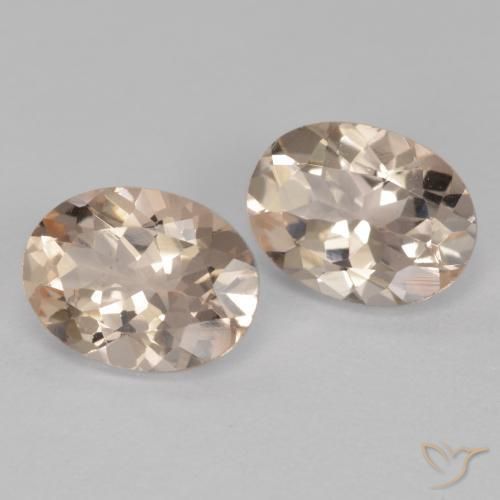 2.19 ct natürliche Mittelrosa Morganit-Edelsteine, Oval, VVS-VS