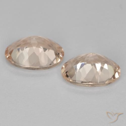 2.19 ct natürliche Mittelrosa Morganit-Edelsteine, Oval, VVS-VS