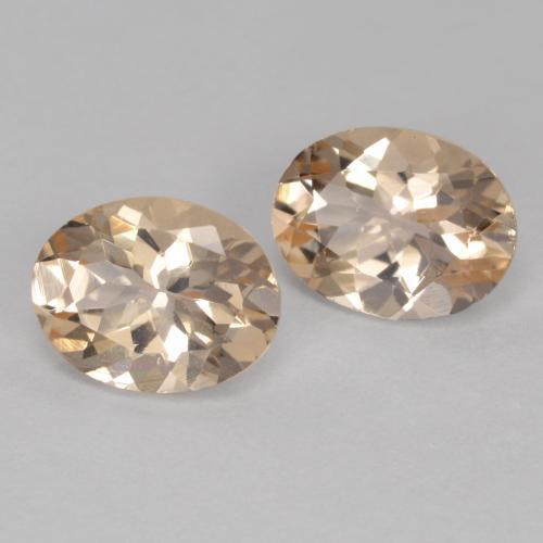 2.17 ct natürliche hellgolden Morganit-Edelsteine, Oval Schliff, VVS-VS