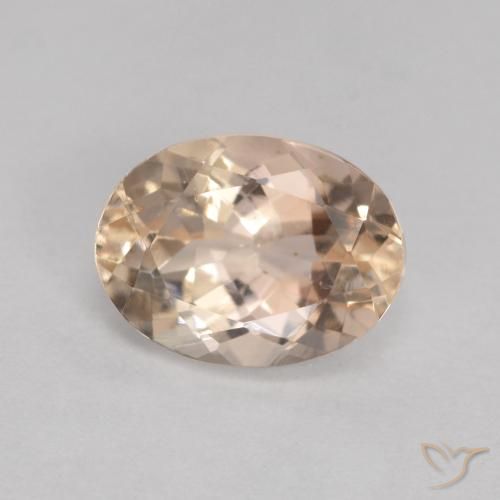 9,17 ctw natürlicher Mittelrosa Morganit, Oval, VS