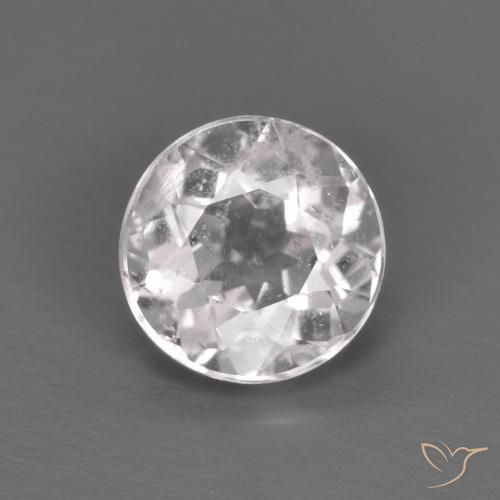 0.71ct Natürlicher hellrosa Morganit, Runden, VS
