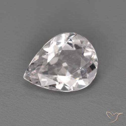 1.09ct Natürlicher hellrosa Morganit, Birnenform, VS