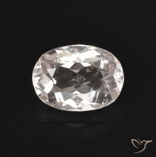 1.23ct Natürlicher hellrosa Morganit, Oval, VS