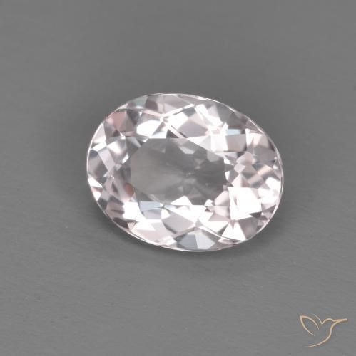 9,17 ctw natürlicher hellrosa Morganit, Oval, VVS