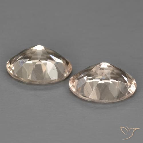 2.12 ct natürliche Lachs-rosa Morganit-Edelsteine, Oval, VS