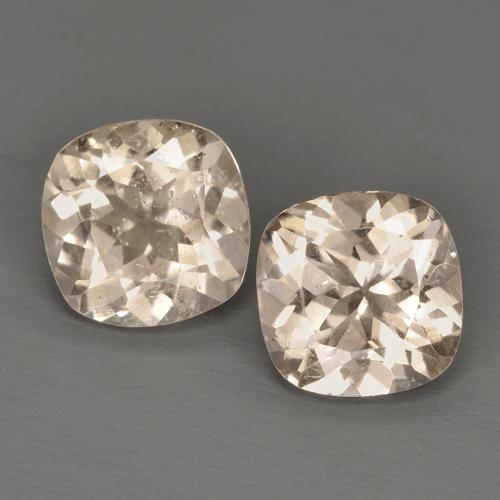 1,51 ct natürliche orangefarbener Morganit-Edelsteine, Kissenschliff, VS