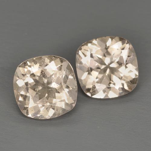 1,51 ct natürliche orangefarbener Morganit-Edelsteine, Kissenschliff, VS
