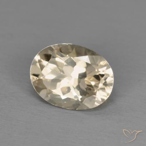 9,17 ctw natürlicher hellgolden Morganit, Oval, VVS-VS