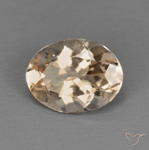 9,17 ctw natürlicher hellgolden Morganit, Oval, VVS-VS
