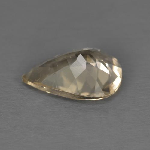 0,86 ctw natürlicher goldener Morganit, Birnenform, VS