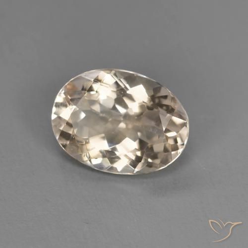 9,17 ctw natürlicher hellgolden Morganit, Oval, VS