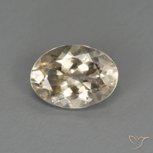 1.04ct Natürlicher hellgolden Morganit, Oval, VS