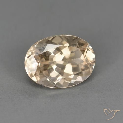 9,17 ctw natürlicher hellgolden Morganit, Oval, VS
