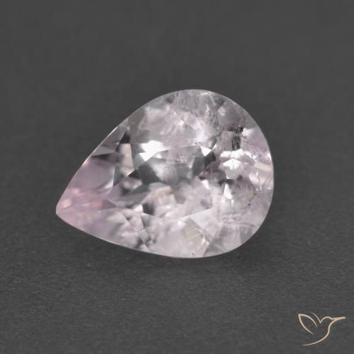 1.19ct Natürlicher hellrosa Morganit, Birnenform, VS-SI