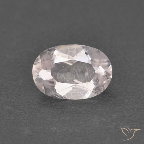 0.57ct Natürlicher hellrosa Morganit, Oval, VS-SI