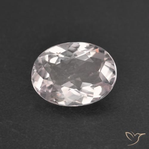 1.22ct Natürlicher Sehr helles Rosa Morganit, Oval, VVS-VS