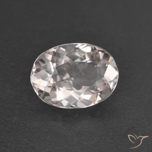 9,17 ctw natürlicher hellrosa Morganit, Oval, VVS