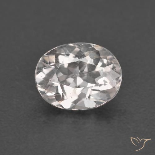 0.94ct Natürlicher Sehr helles Rosa Morganit, Oval, VS