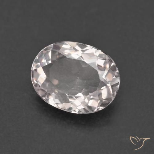 9,17 ctw natürlicher hellrosa Morganit, Oval, VVS-VS
