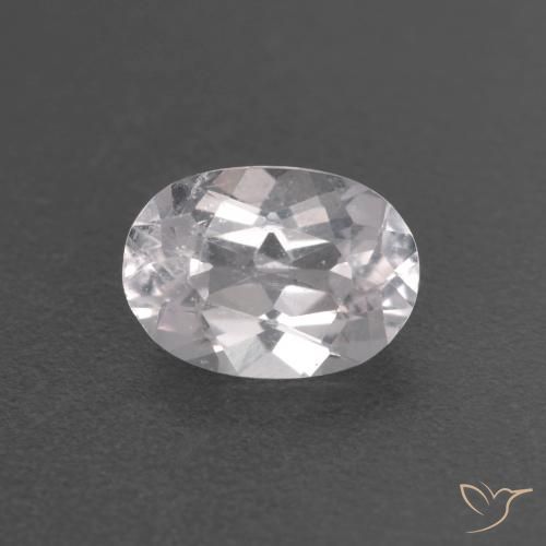 0.63ct Natürlicher Sehr helles Rosa Morganit, Oval, VS